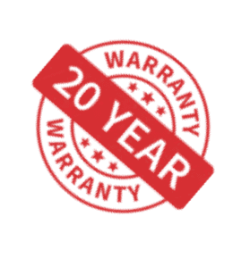 20 Year Warranty