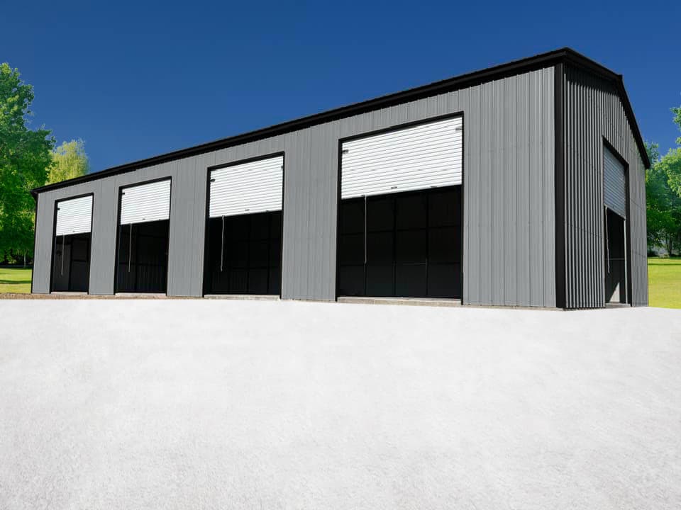 Fully Enclosed Garage 30’x81’x14′