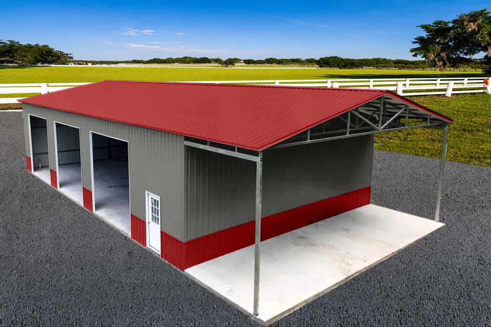 Fully Enclosed Utility Vertical Deluxe 40’x80’x14′