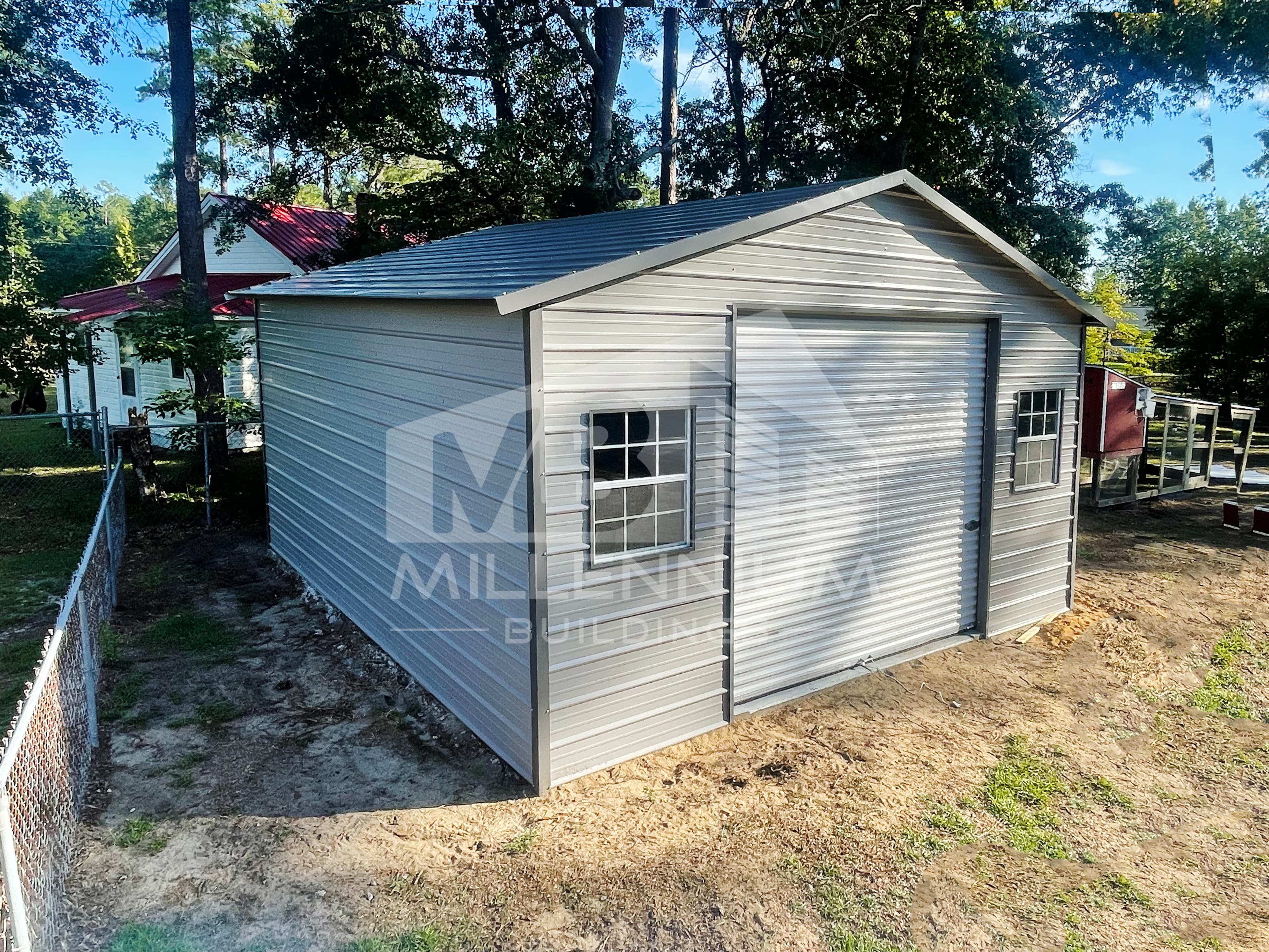 Fully Enclosed Garage 20X20X10