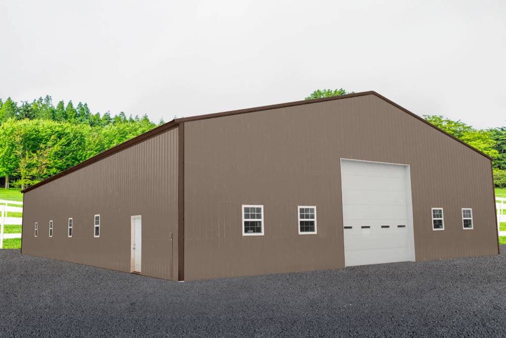 Fully Enclosed Vertical Commercial 50’x72’x16′