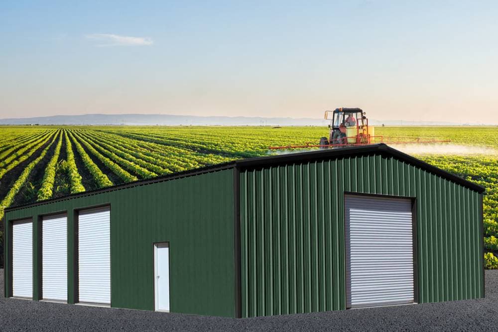 Fully Enclosed Vertical Commercial 40’x60’x14′