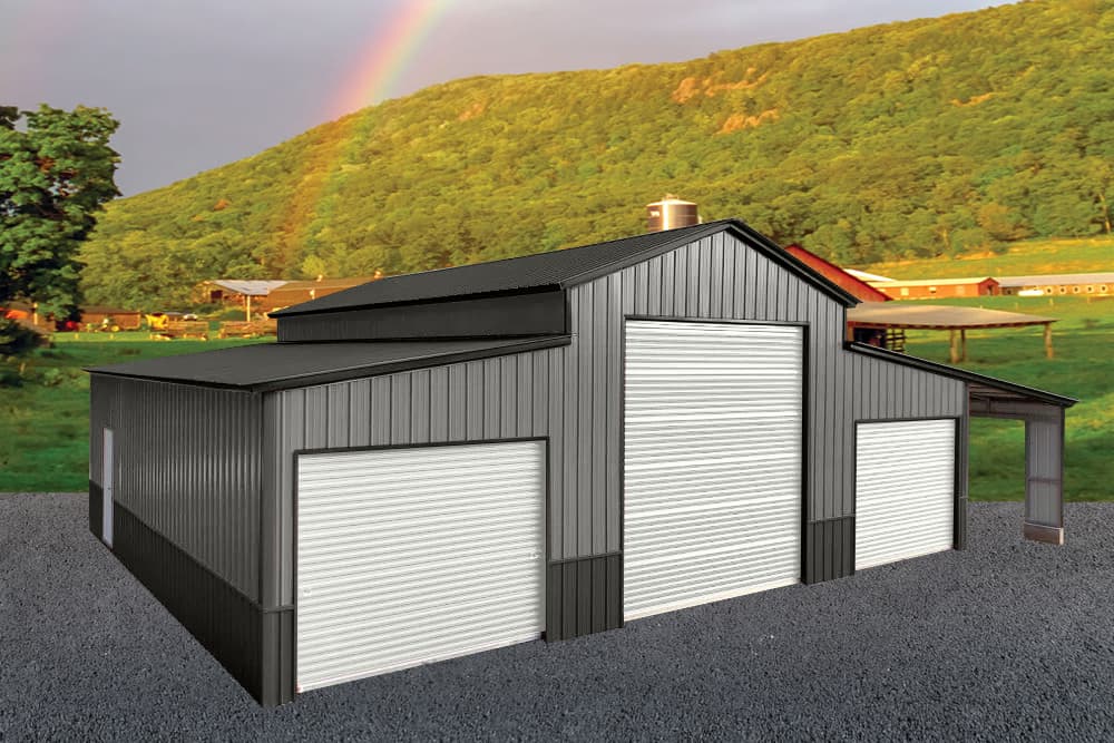 Fully Enclosed Barn 18’x40x12′