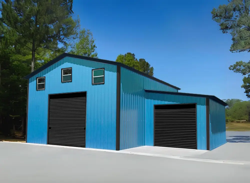 Fully Enclosed Barn 24′ Wide x 35′ Long x 12′ Tall
