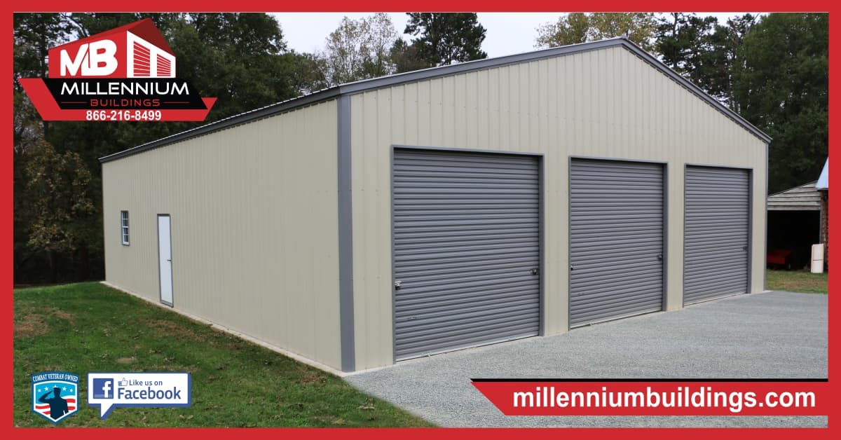 Commercial 38′ wide x 40′ long x 12′ enclosed