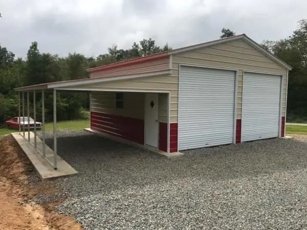 Vertical roof style main fully enclosed