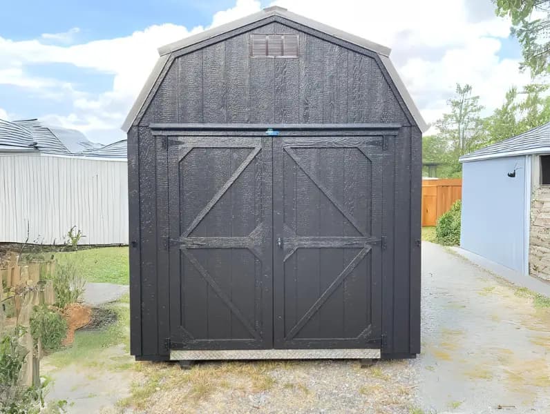 Black B-Side Lofted Barn