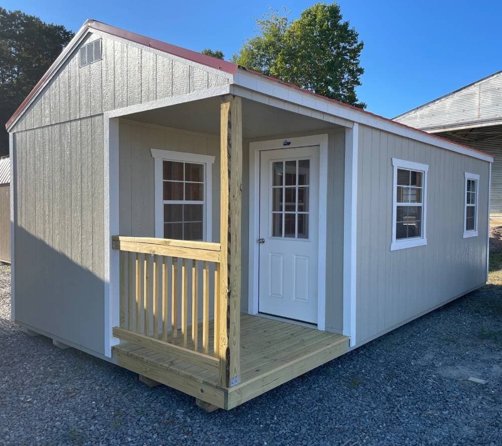 Sandstone A-corner Porch Cabin