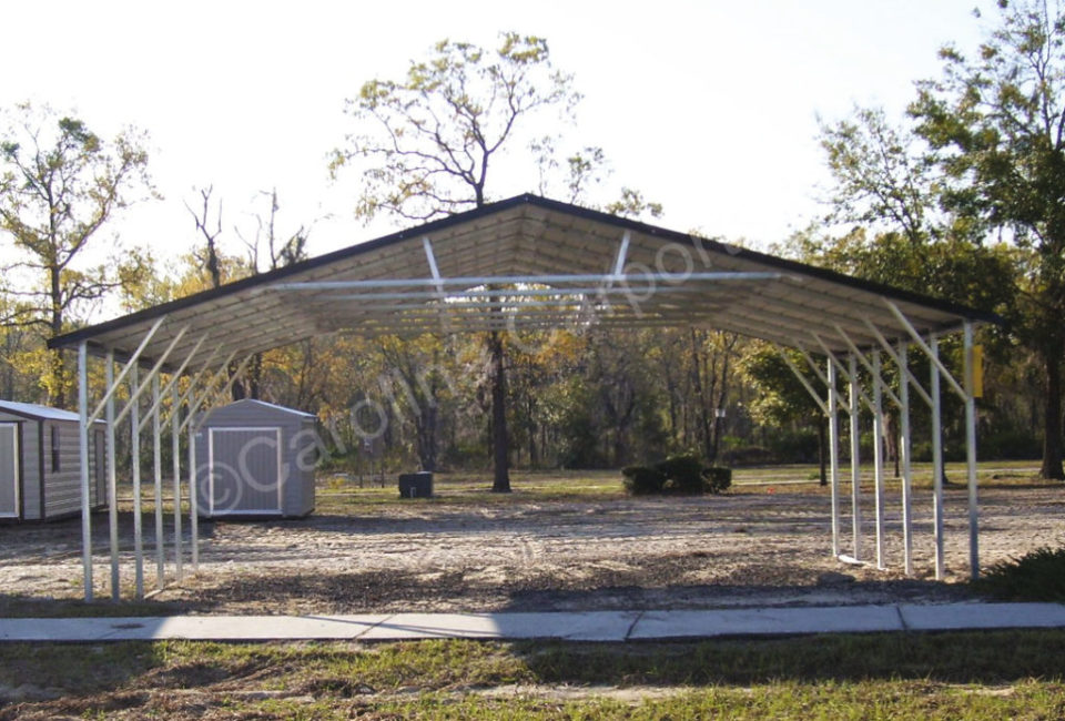 Triple Wide Metal Carport | RV Carports | Steel Carports