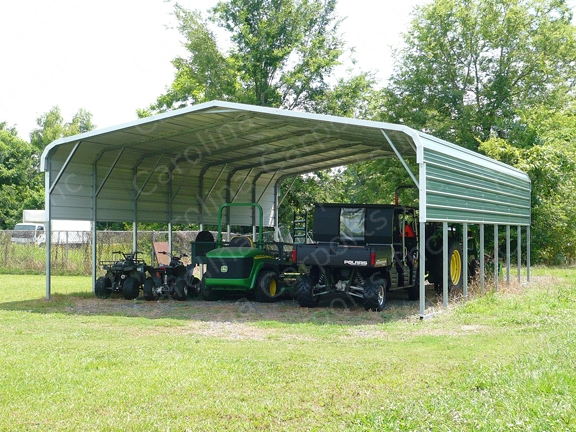 Regular Style Carport with One Panel Per Side