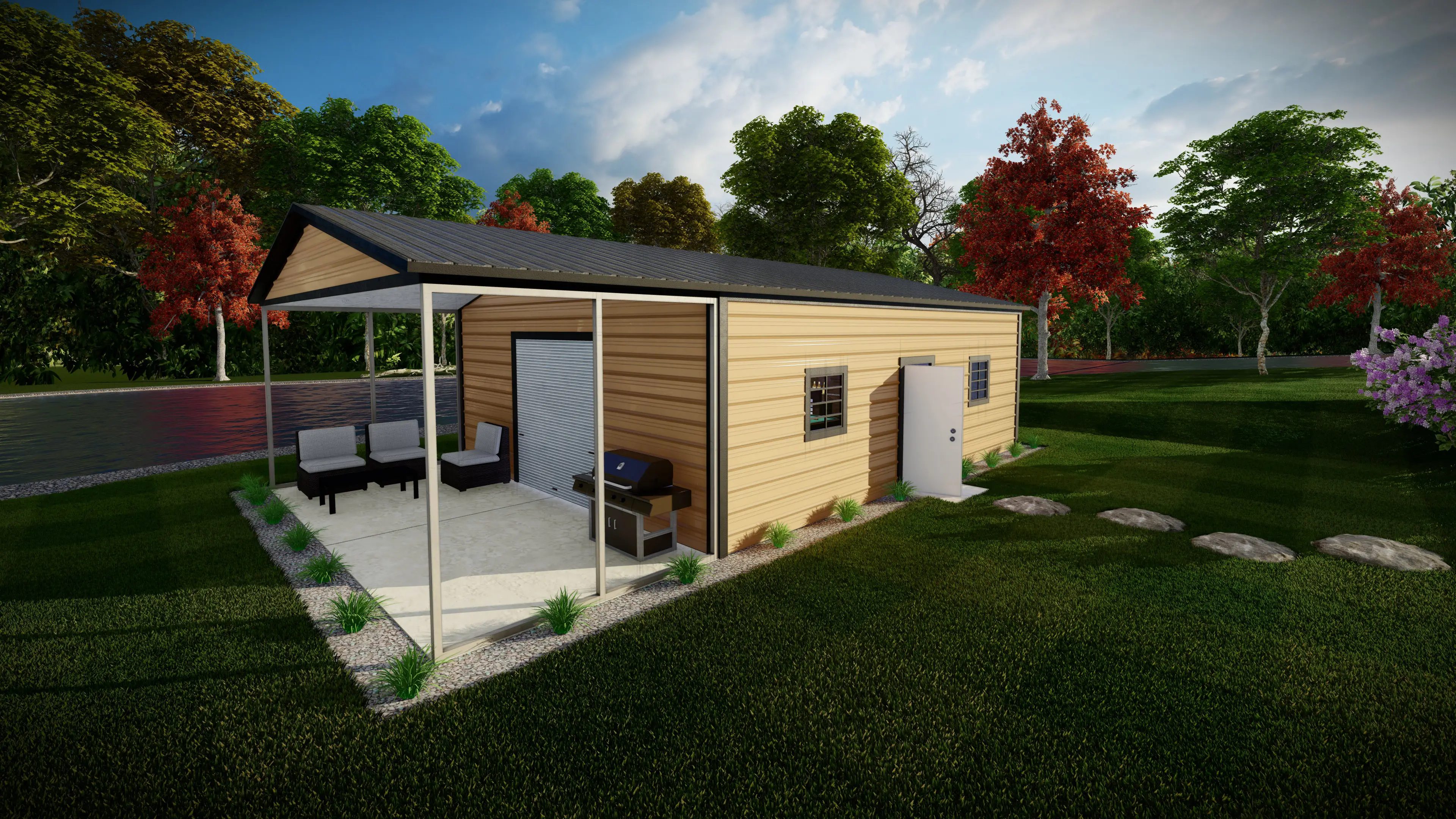 Transform Your Metal Building into a Versatile Man Cave and Workshop